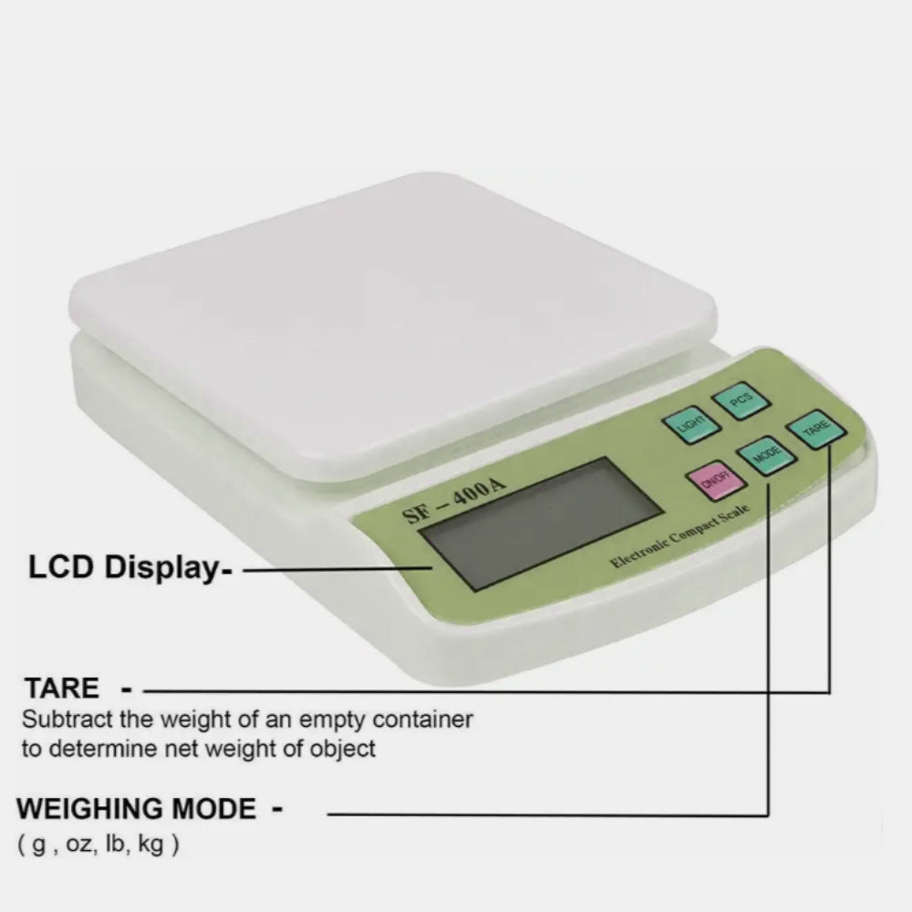 MAXCELL SF400A Kitchen Weighing Scale 10 kg
