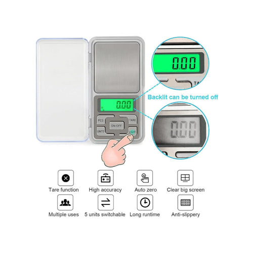Digital Pocket Scale 200 gm * 0.01 Readability Weighing Scale